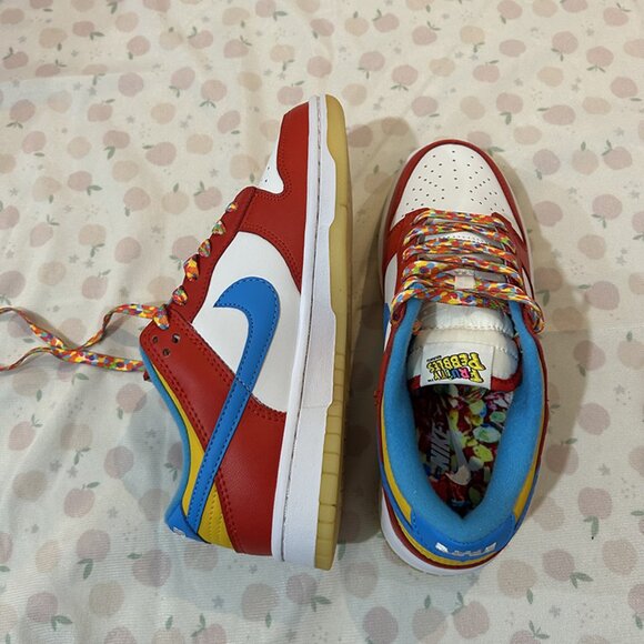 Nike Dunk Low Lebron James Fruity Pebbles Sneakers - Picture 6 of 7